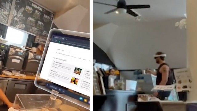 Video shows man walk into San Francisco coffee shop wearing Meta's new headset and ordering: 'Someone had to do it'