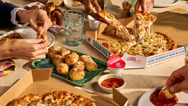 image for news Domino's Sales Rise as Stuffed Crust Pizza Boosts U.S. Orders