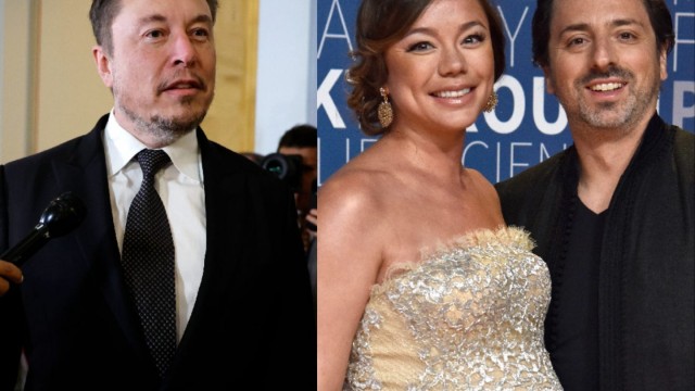 Google cofounder apparently tried to dodge the famous selfie Elon Musk took after the Tesla CEO denied having a one-night stand with his wife