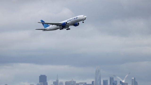 Workers are flying high in the sky, not jetting back to the office