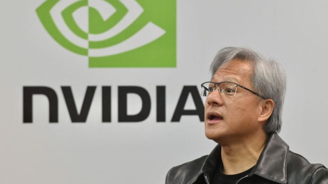 Nvidia stock rises ahead of results, AMC shares slump and other stocks on the move.