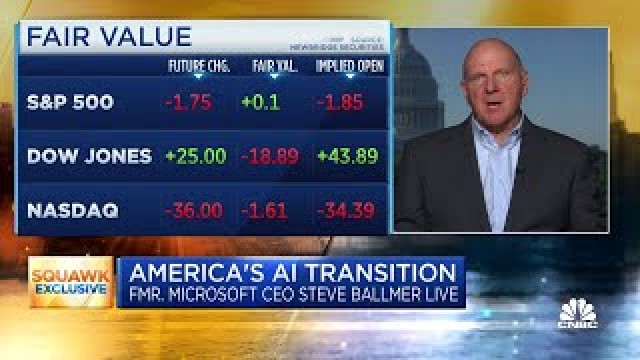 Fmr. Microsoft CEO Steve Ballmer: I'm jumping up and down my chair about what's possible with A.I.