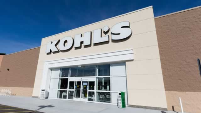 image for news Kohl's (KSS) Just Overtook the 20-Day Moving Average