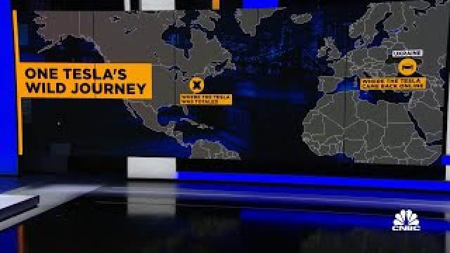 Cyber concerns: CNBC executive's old Tesla ends up in Ukraine, new owner able to access accounts