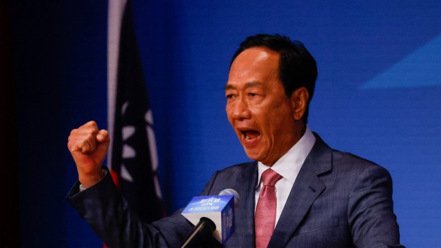 The billionaire founder of a key Apple supplier announced his Taiwan presidency run, saying Beijing can't threaten him because of his links with Apple, Tesla, Amazon, and Nvidia